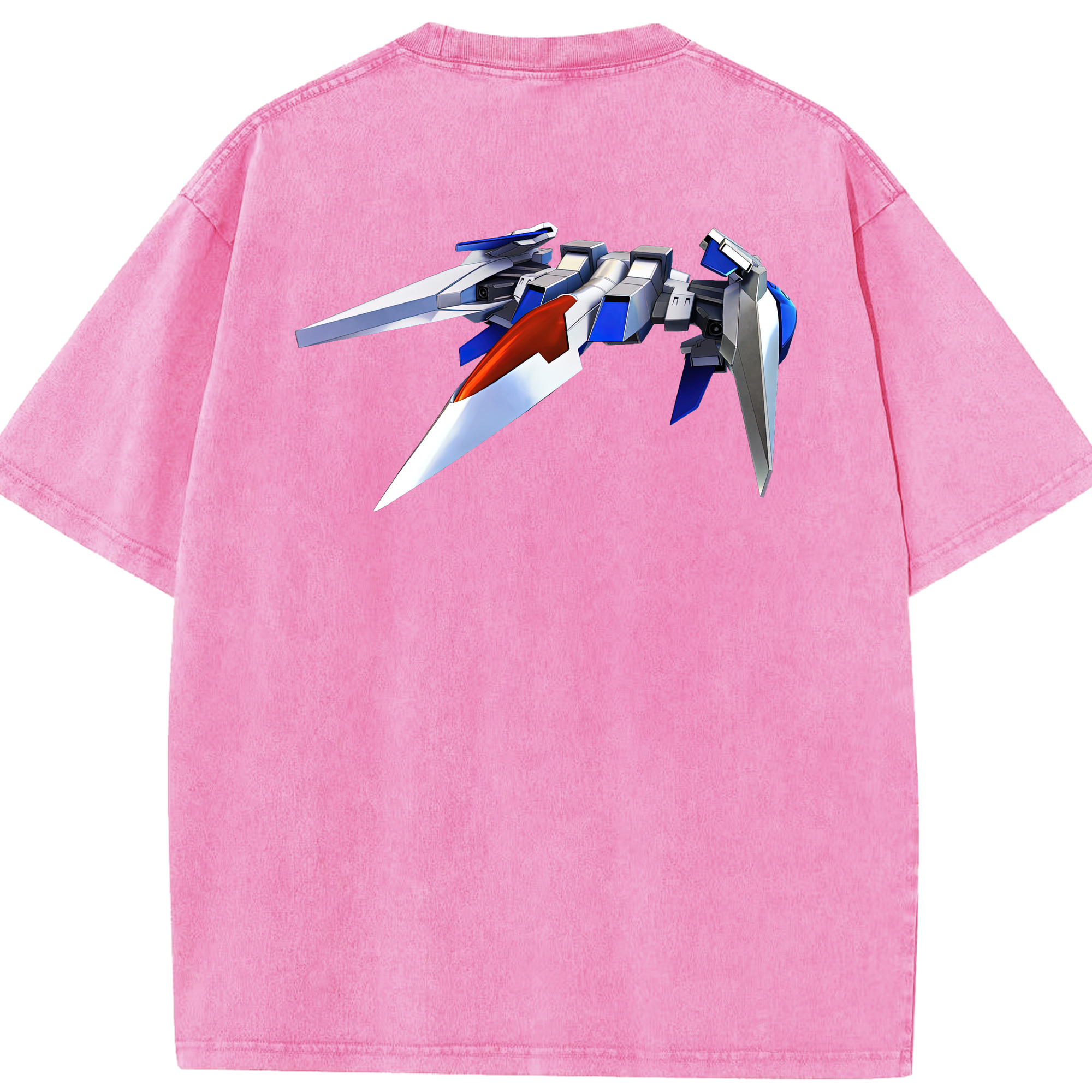 （画像用） 機動戦士ガンダム Mobile Suit Gundam 綿100% ヴィンテージ風 半袖Tシャツ（背面プリント）